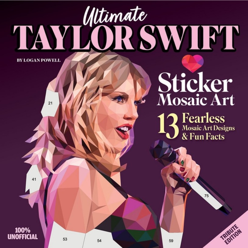 NEW Ultimate Taylor Swift Paint by Sticker Book FREE W FULL PRICE PURCHASE $25+